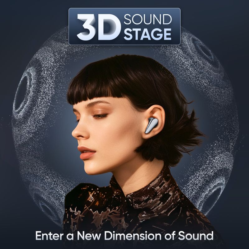 Duopods I7 55Hrs Bluetooth Headset - Image 4