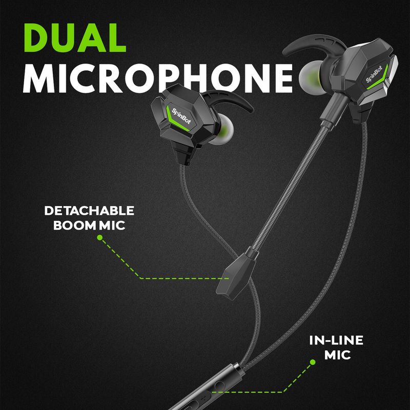 SpinBot BattleBudz W20 Wired Gaming Earphones - Image 3