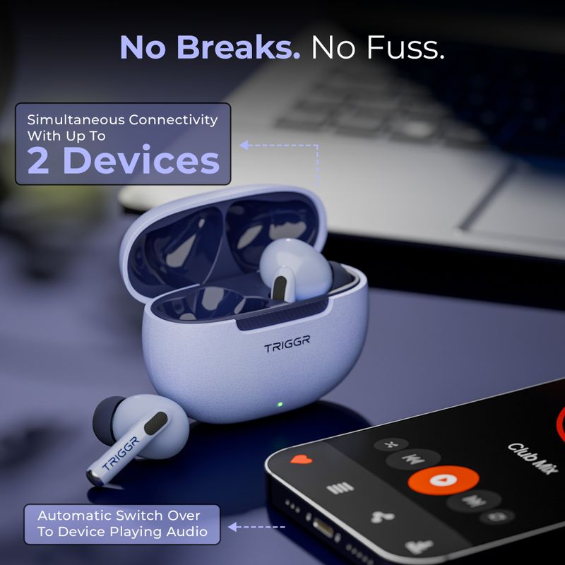 TRIGGR COSMOS Bluetooth Headset, 50H Battery, BT v5.3 - Image 4