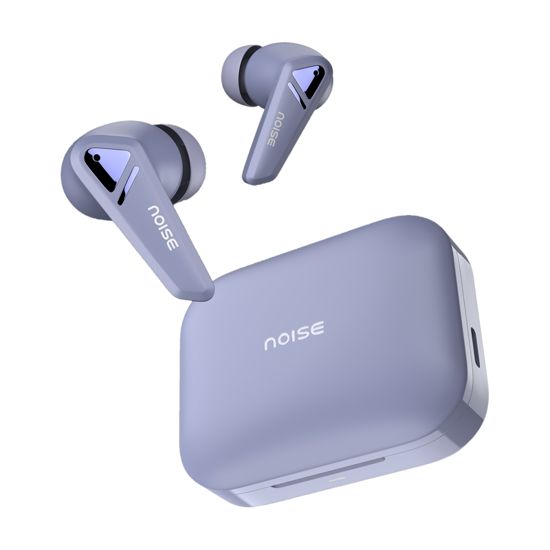 Noise Buds F1, 50H playtime, Matte finish Case, Quad Mic with ENC, In-built EQ Modes Bluetooth Headset Carbon Black, True Wireless