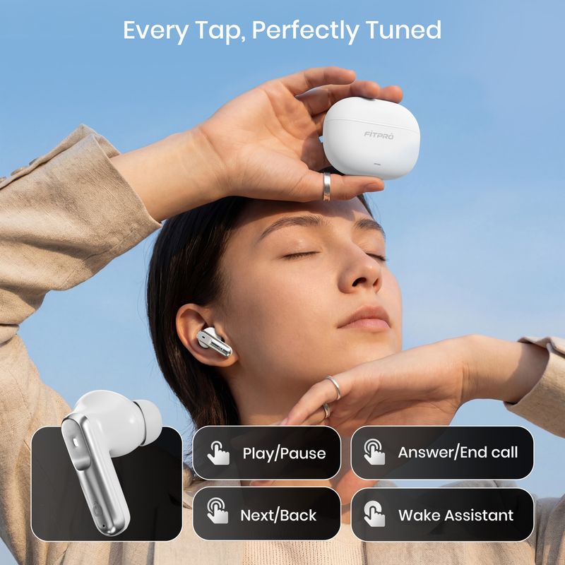 Fitpro 151 Earbuds With ENC, Touch Controls - Image 6