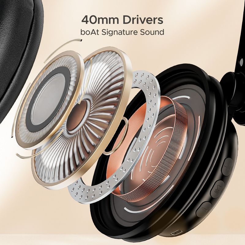 boAt Rockerz 450 40mm Drivers Bluetooth Headset - Image 5
