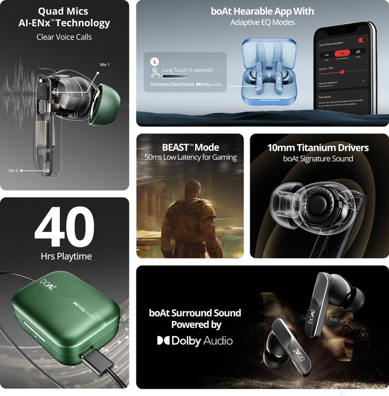 boAt Airdopes 800 Bluetooth Headset - Image 3