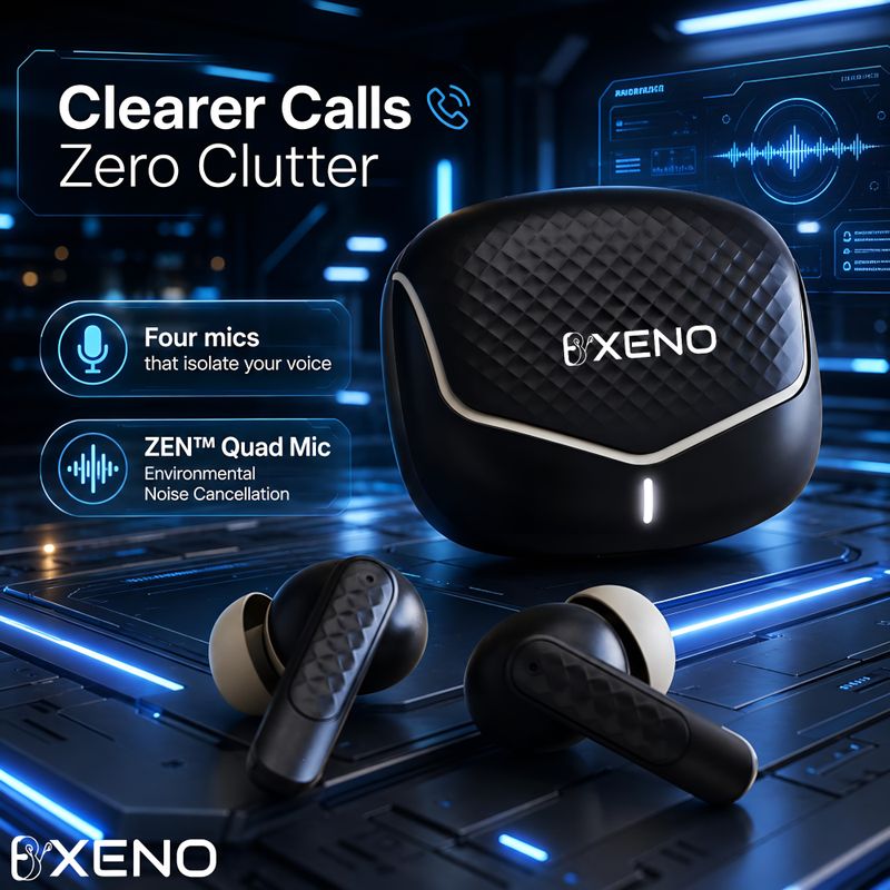 Bxeno Z40 v2.0 48Hrs Battery Life, Quad Mic ENC, 13mm - Image 6