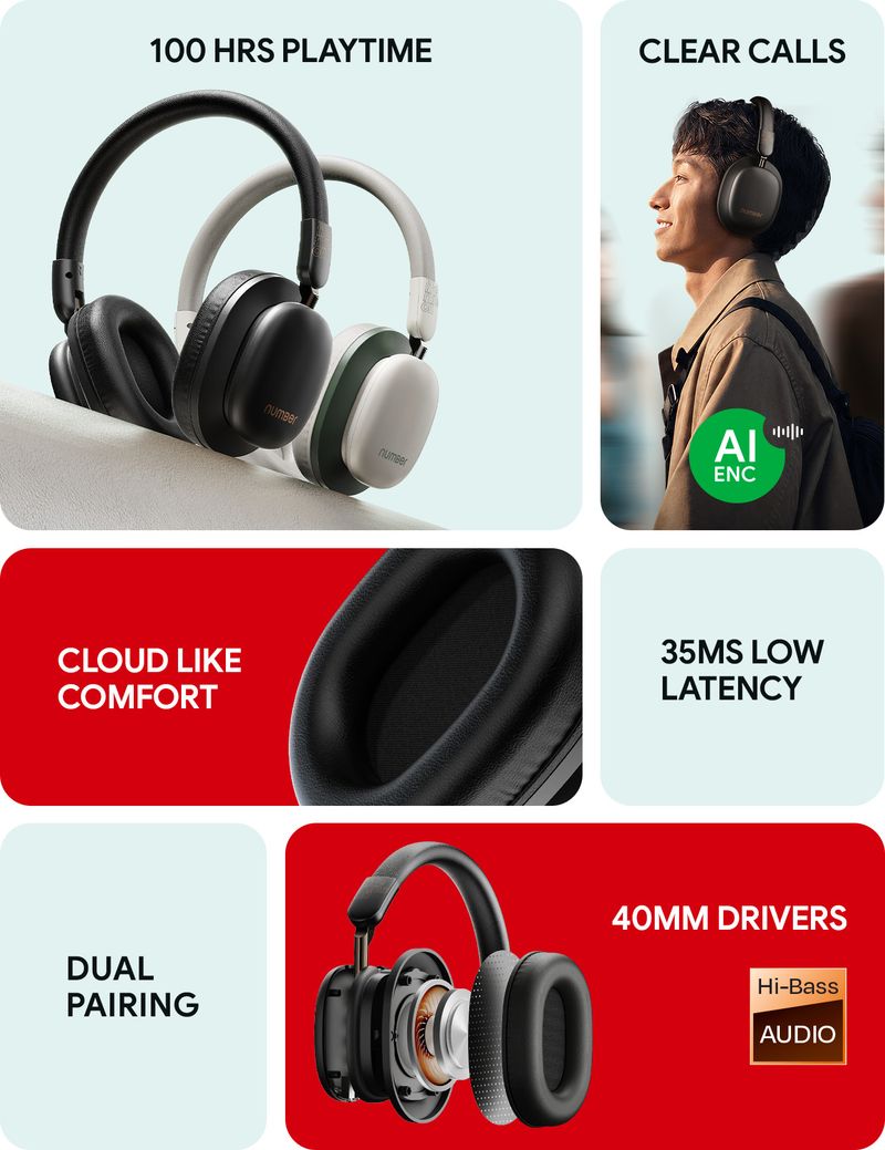 Number Headit Pro 100H Gaming Bluetooth Headset - Image 3