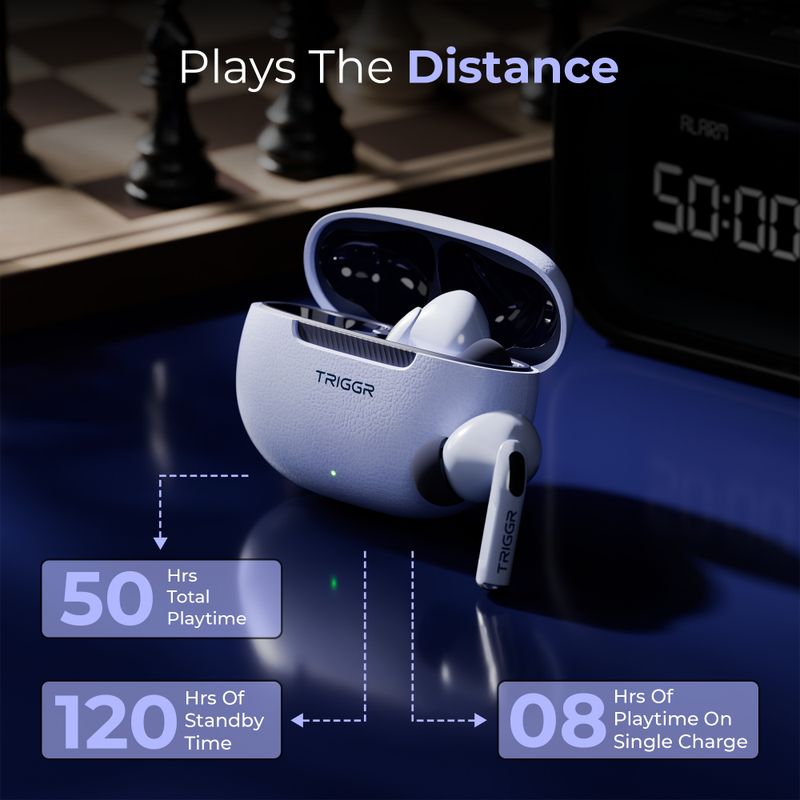 TRIGGR COSMOS Bluetooth Headset, 50H Battery, BT v5.3 - Image 6