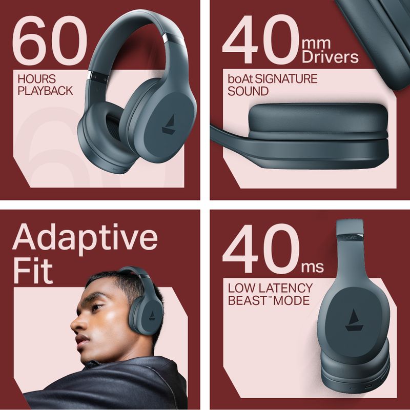 boAt Rockerz 412 Bluetooth Headset - Image 4
