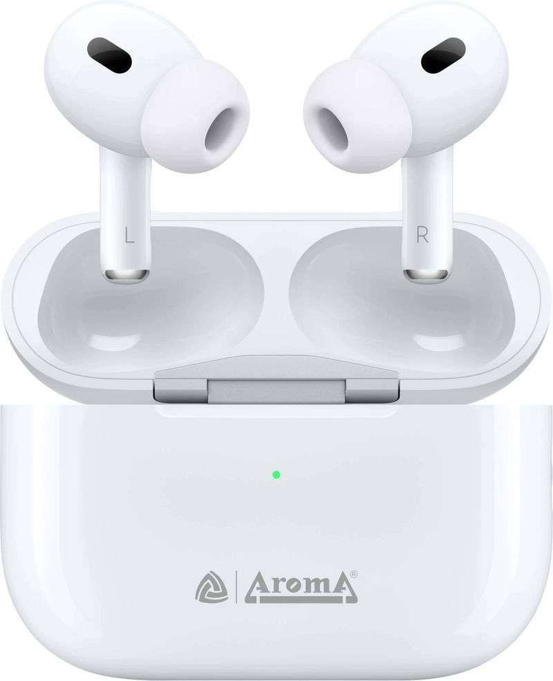Aroma NB121 Pods Upto 40 Hours Playtime* Type C Fast Charging Dual Pairing Earbuds Bluetooth Headset (Ivory White, True Wireless) - Image 2
