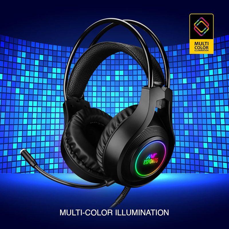 Ant Esports H570 Wired Gaming Headset (Black) - Image 4