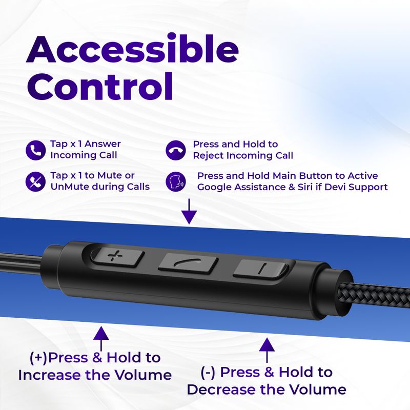 Bass H1 Wired Earphones with Type-C Jack - Image 5