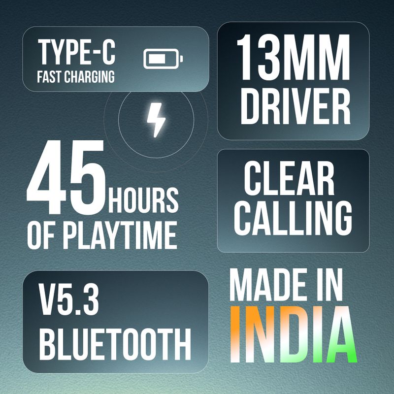 Mivi Duopods B1 45Hrs Playtime Bluetooth Headset - Image 4