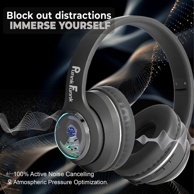 PunnkFunnk Astro Over-Ear Wireless Bluetooth Headphones - Image 6