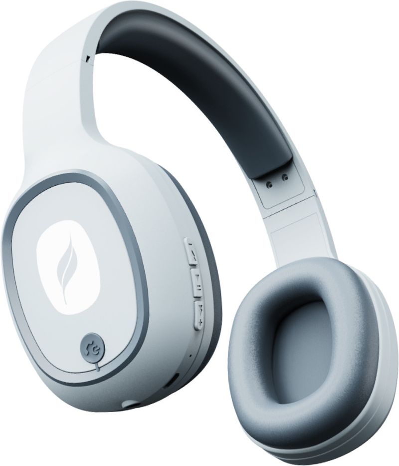 Leaf Bass Bluetooth Headset Aqua Grey - Image 2