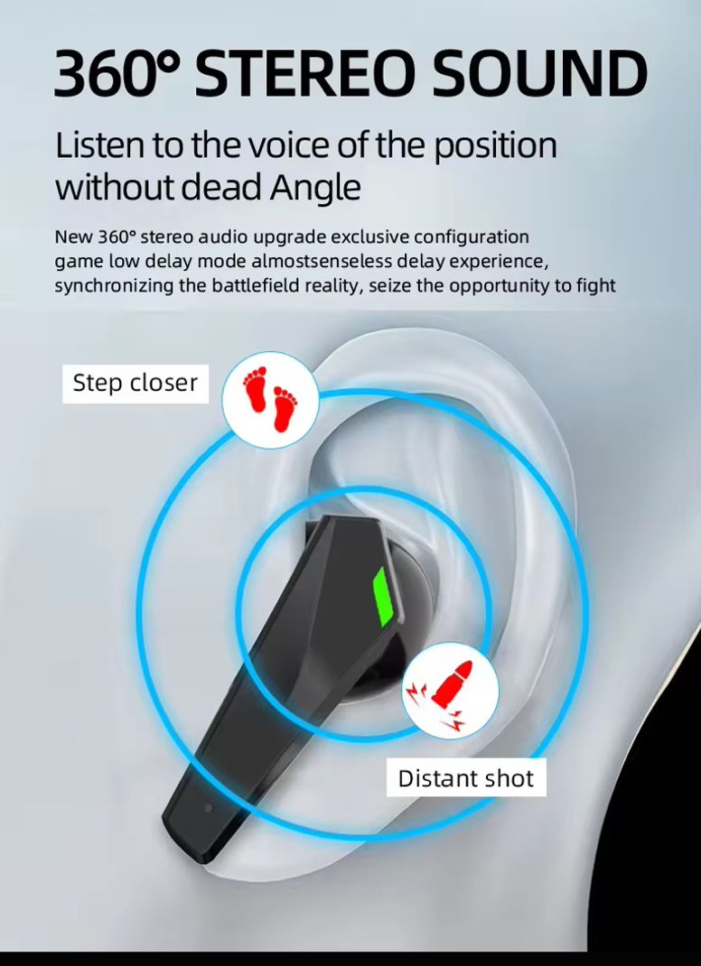 Life Like Kraken X1 with Battery Display, 40ms Latency, Quad Mic - Image 3