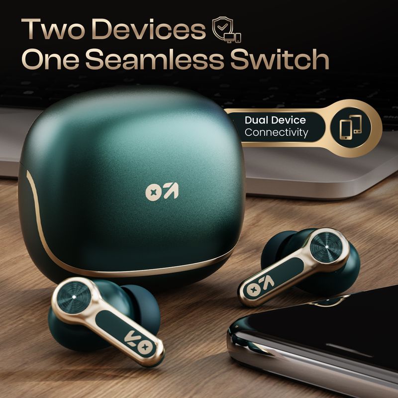 Goboult Raven Wireless Headset, 70Hrs Battery, Quad Mic ENC - Image 6
