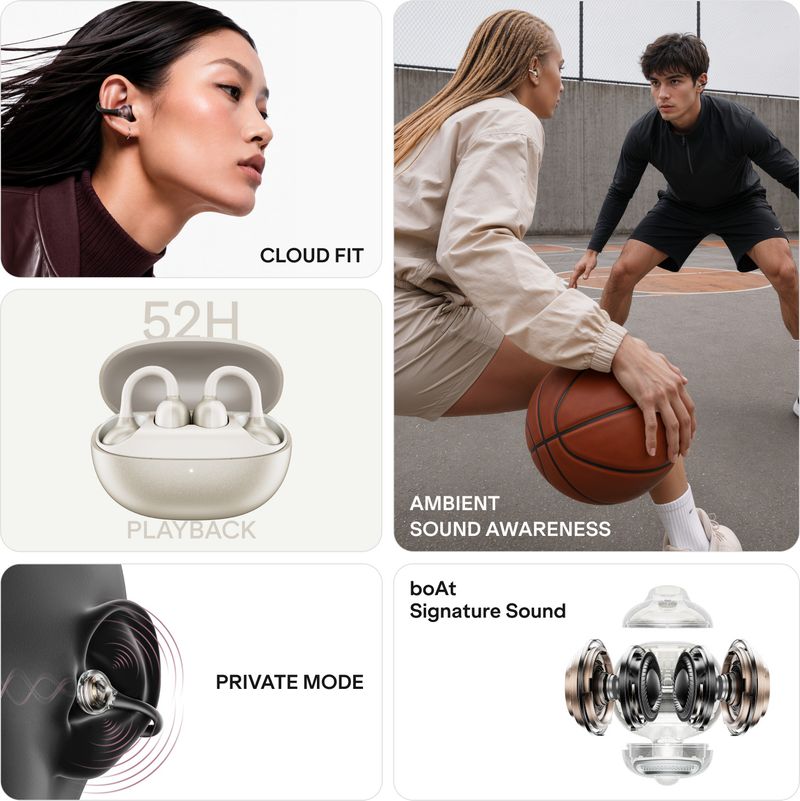 boAt Airdopes ProClip OWS Earbuds - Image 3