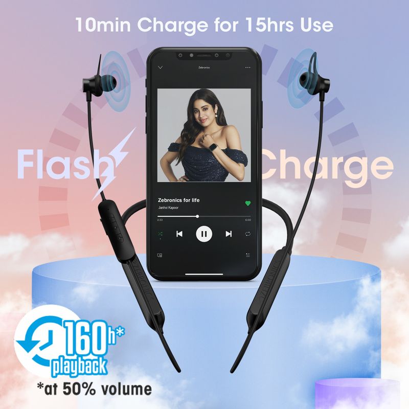 ZEBRONICS Yoga 1 Jumbo Black Bluetooth Gaming Headset - Image 4