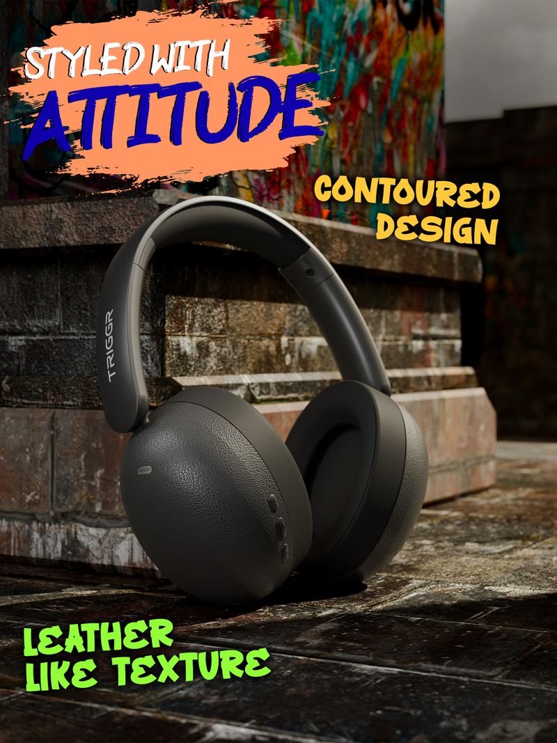 TRIGGR ट्रिगगर Punkheadz Z3 with Latest BT v6.0, 50H Battery, Dual - Image 6