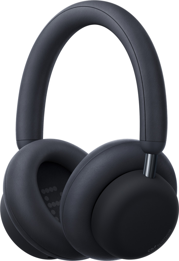CMF by Nothing Headphone Pro, Hi-Res+LDAC|100hrs Playback|40dB ANC|5min=8hrs Charge|40mm Driver Bluetooth & Wired Headset Dark Grey, On the Ear