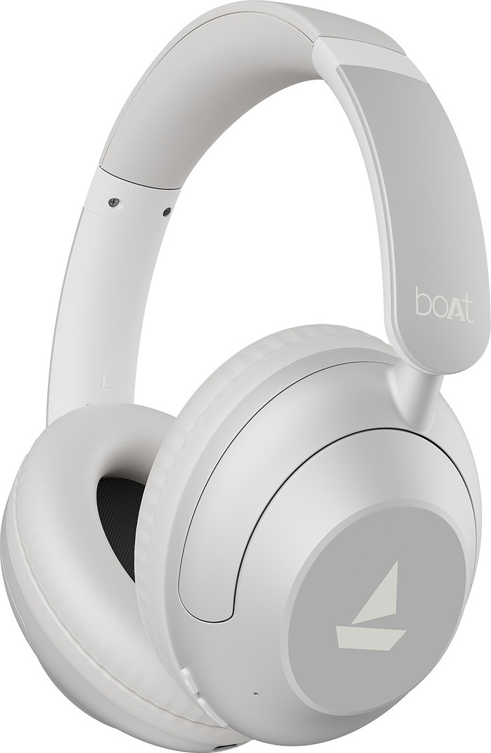 boAt Rockerz 650 Pro(2025 Launch), Touch/Swipe Controls, Dolby Audio, 80 Hrs Battery Bluetooth Headset Silver Frost, On the Ear