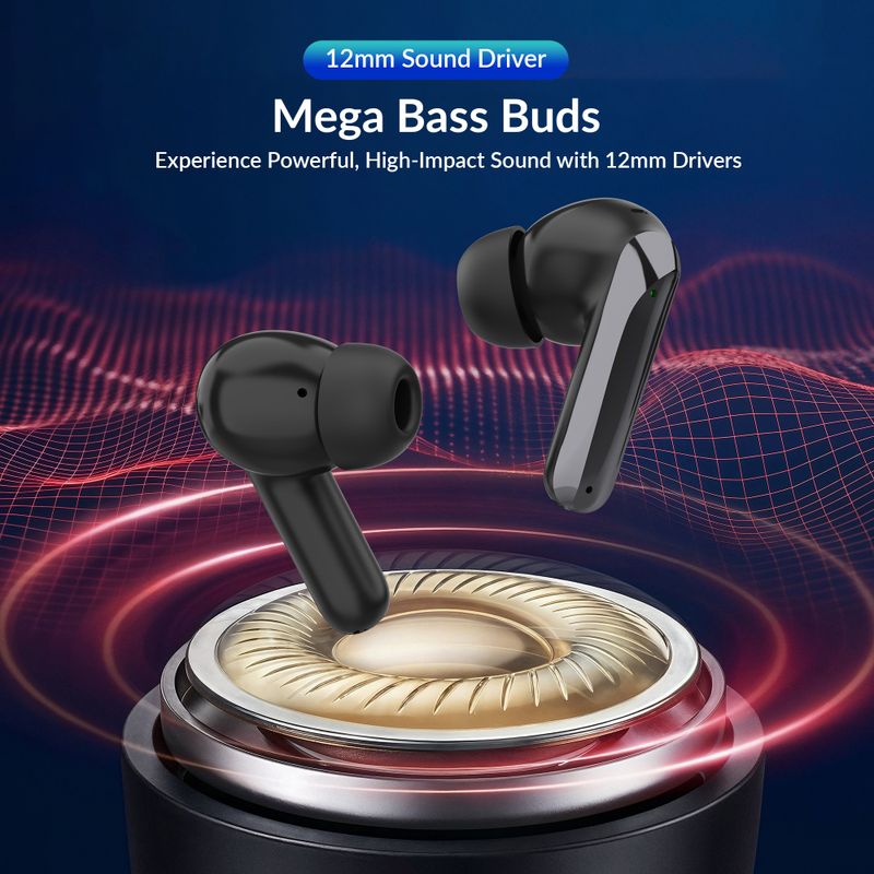 Aroma TWS9 55Hr Bluetooth Headset - Image 6