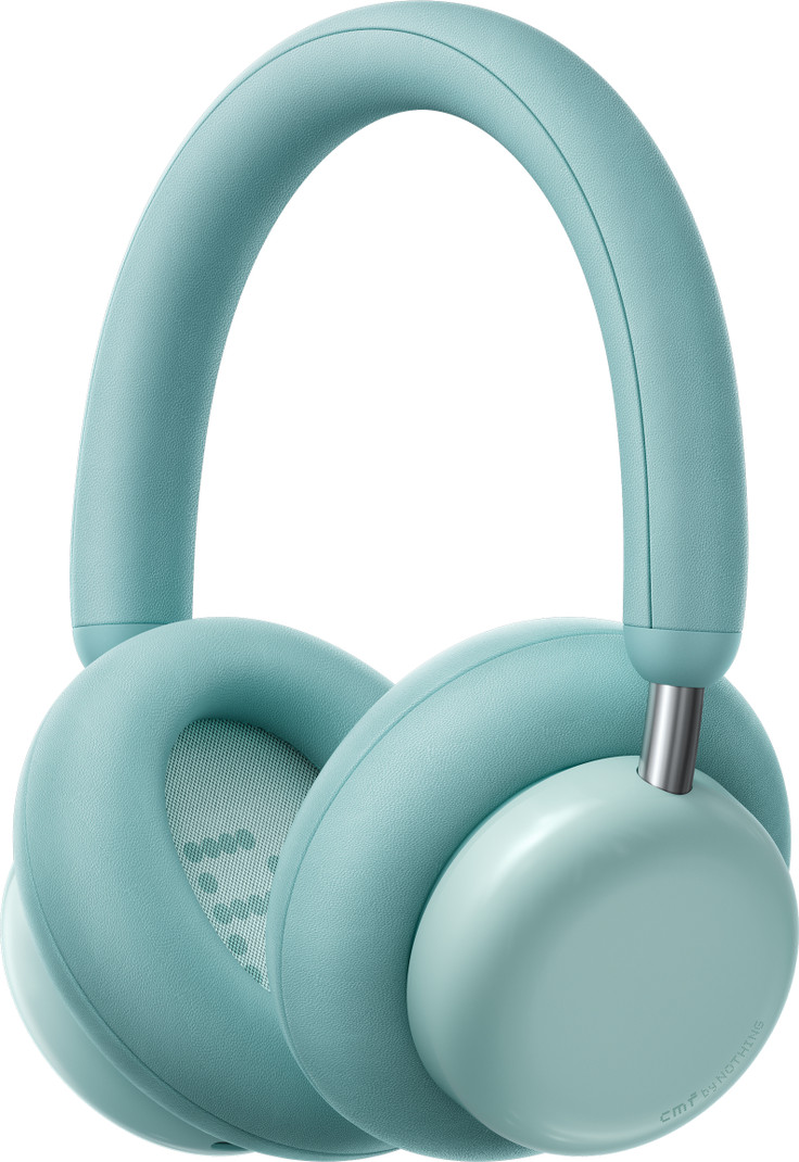 CMF by Nothing Headphone Pro, Hi-Res+LDAC|100hrs Playback|40dB ANC|5min=8hrs Charge|40mm Driver Bluetooth & Wired Headset Light Green, On the Ear