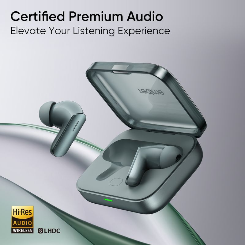 realme Buds Air7 with 52dB ANC, 12.4mm Driver, 52hrs Playback, IP55 & 45ms Low Latency Bluetooth Headset (Moss Green, True Wireless) - Image 6