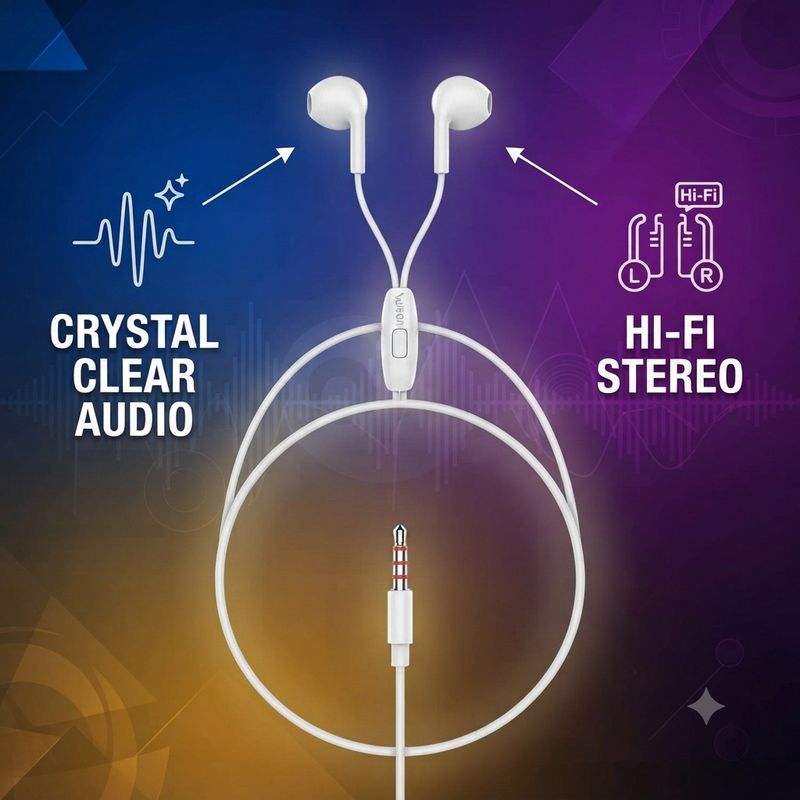 MPL Wired in Ear Earphones with Mic - Image 4
