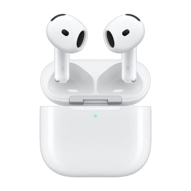 APPLEApple AirPods 4 Wireless Earbuds with Active Noise Cancellation, Adaptive Audio Bluetooth Headset (White, True Wireless)