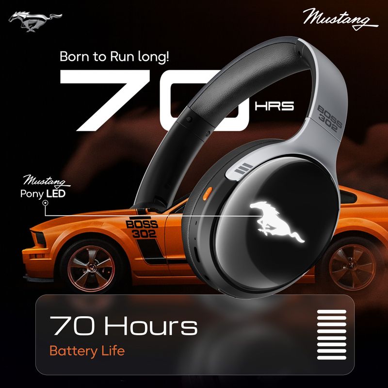 Goboult Mustang Thunder 70H Bluetooth Headset - Image 6