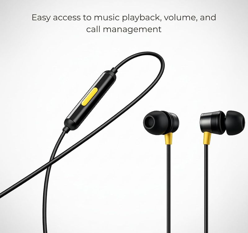 varchoo Buds Type-C 3 Wired Headset Black - Image 4