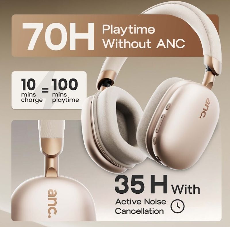 Fluid X Pro ANC Bluetooth & Wired Headset - Image 6