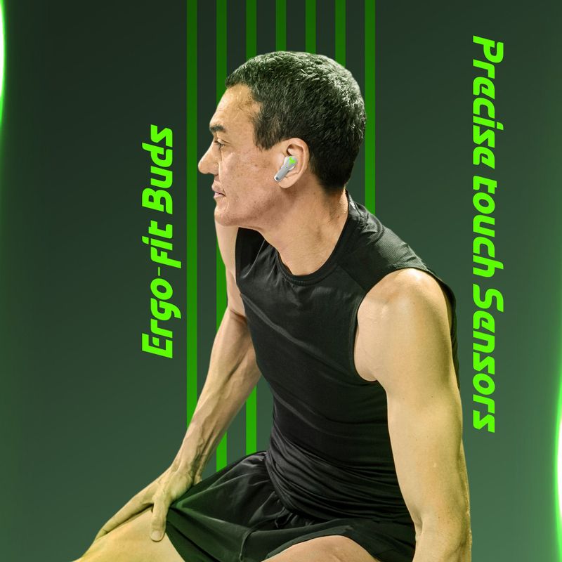 Aroma NB126 Aster V5.4 Gaming TWS Bluetooth Headset - Image 6