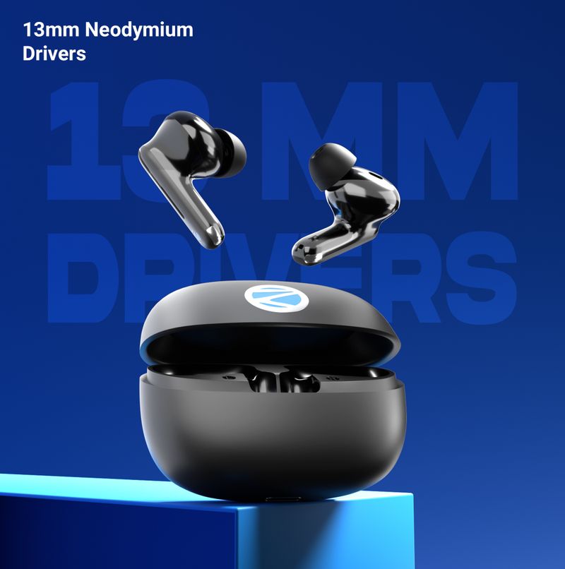 ZEBRONICS Zeb-Monk Pro Black Bluetooth Headset - Image 3