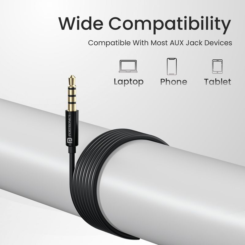 Portronics Conch Theta A 3.5mm Wired Earphone - Image 6