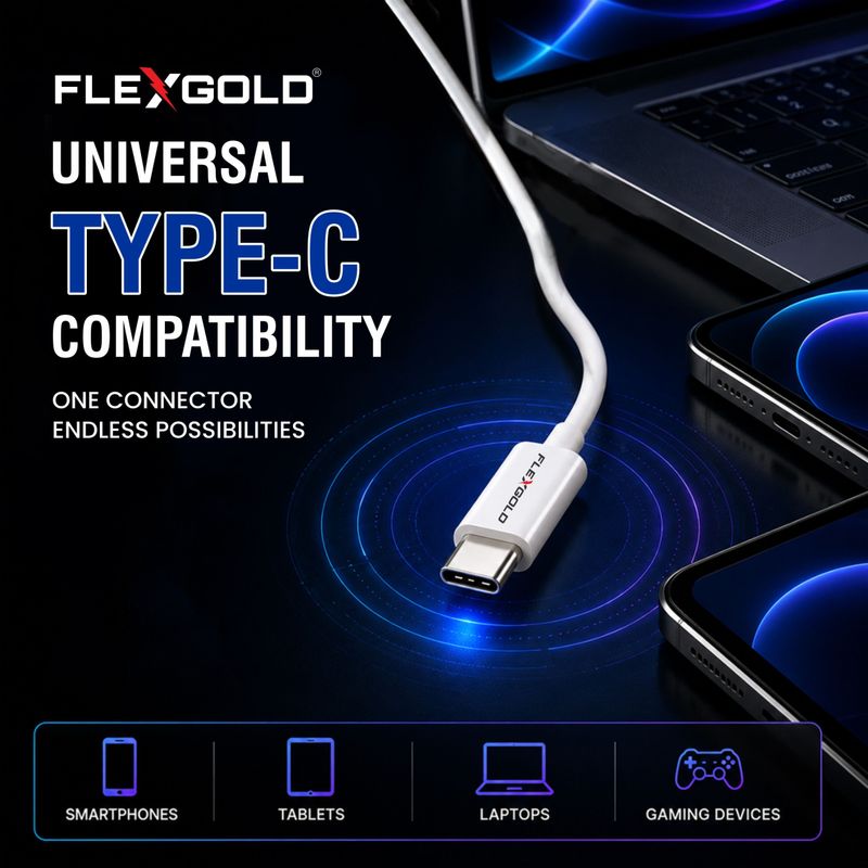 Flex Gold Type-C Earphone with Mic - Image 3