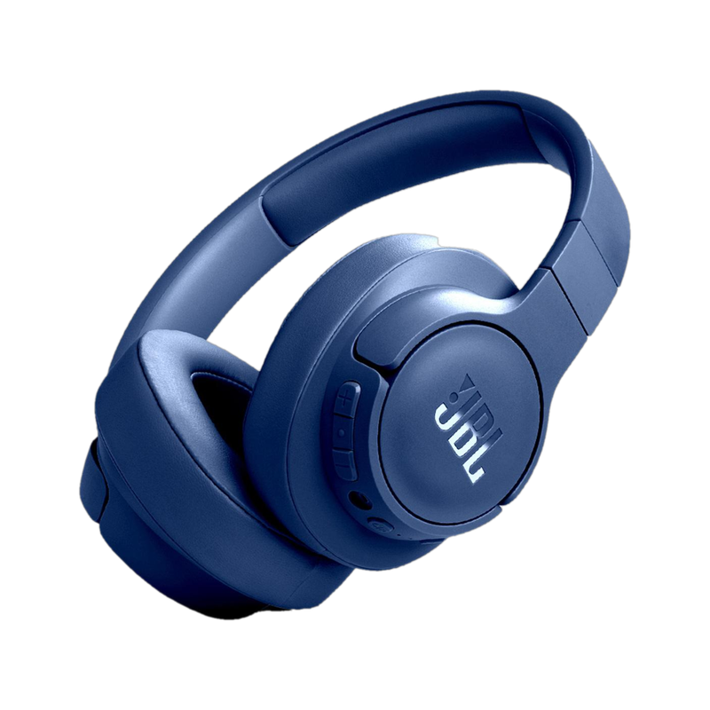 JBL Tune 770NC Active Noise Cancelling, 70Hr Playtime, Fast Pair & Multi Connect Bluetooth Headset Blue, On the Ear