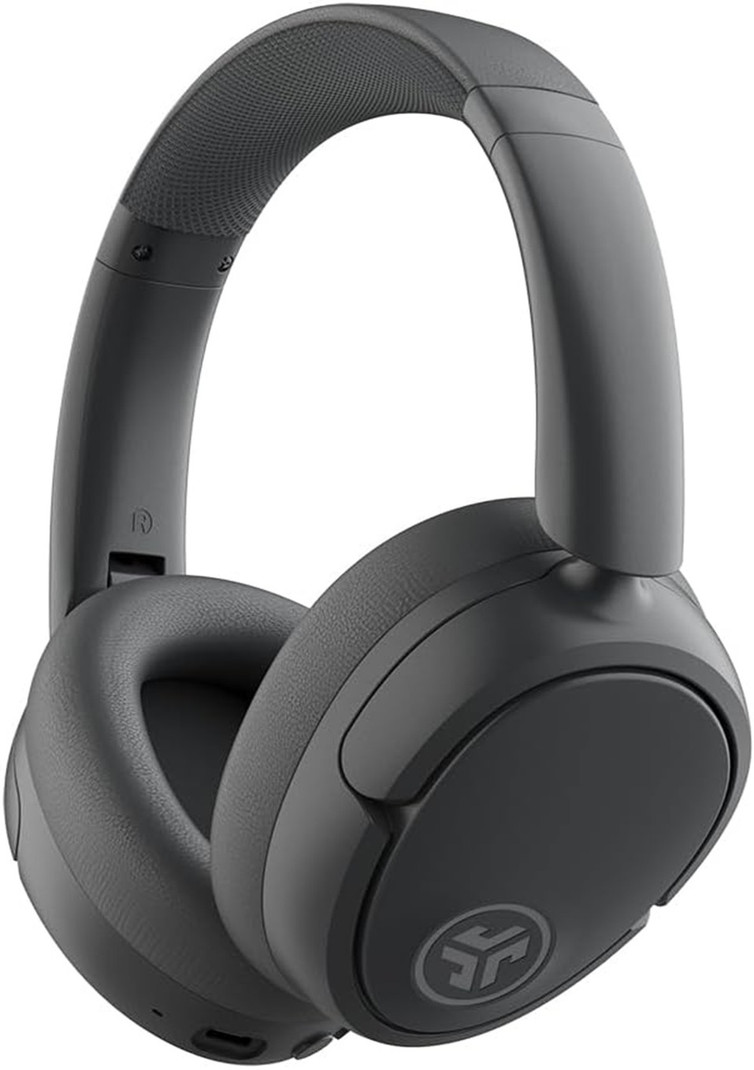 Jlab JBuds LUX ANC Active Noise Cancelling, 70Hr Playtime, Multi Connect Bluetooth Headset Graphite, On the Ear