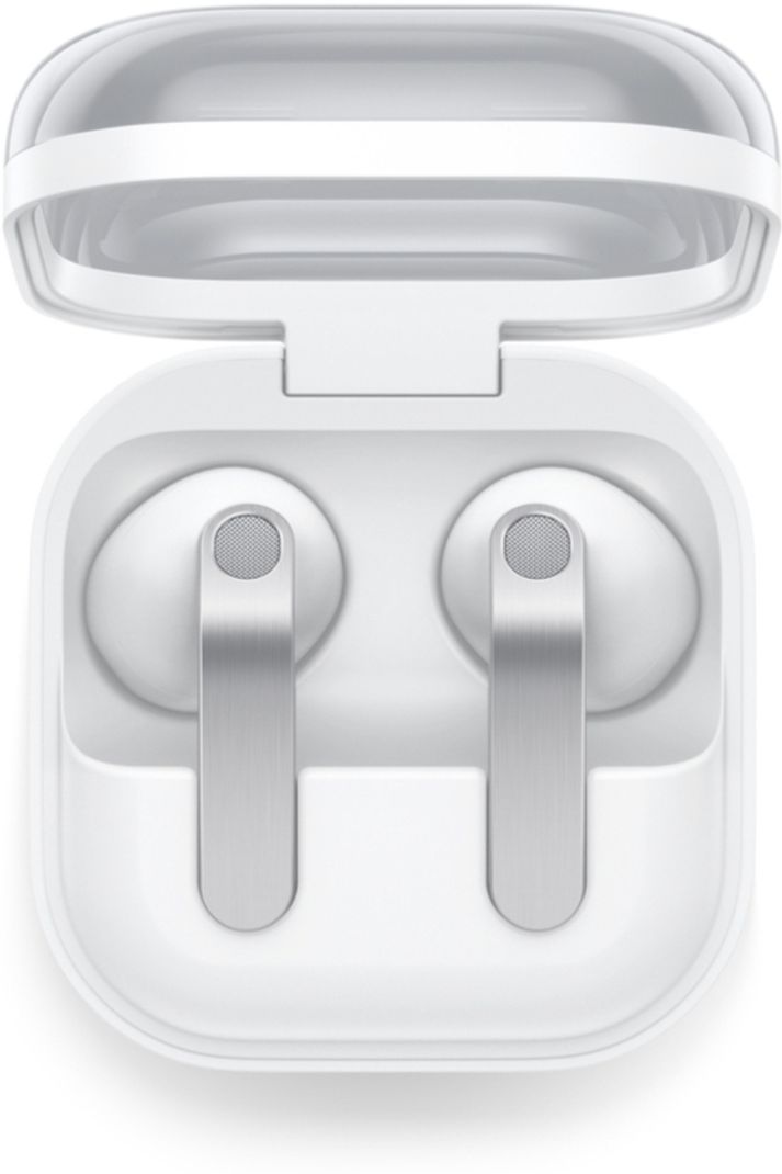 Samsung Galaxy Buds4, Hi-Fi Audio, Live Translation, Adaptive ANC and EQ 2.0, 360 Audio Bluetooth Headset (White, In the Ear)
