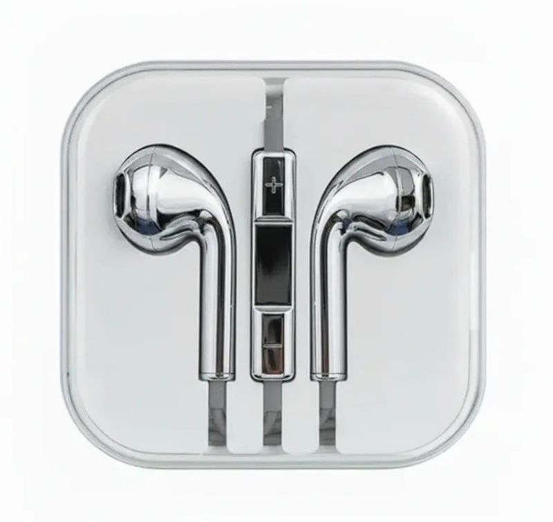 Silver Village Chromebuds Type-C Wired Headset (Silver, In the Ear) - Image 2