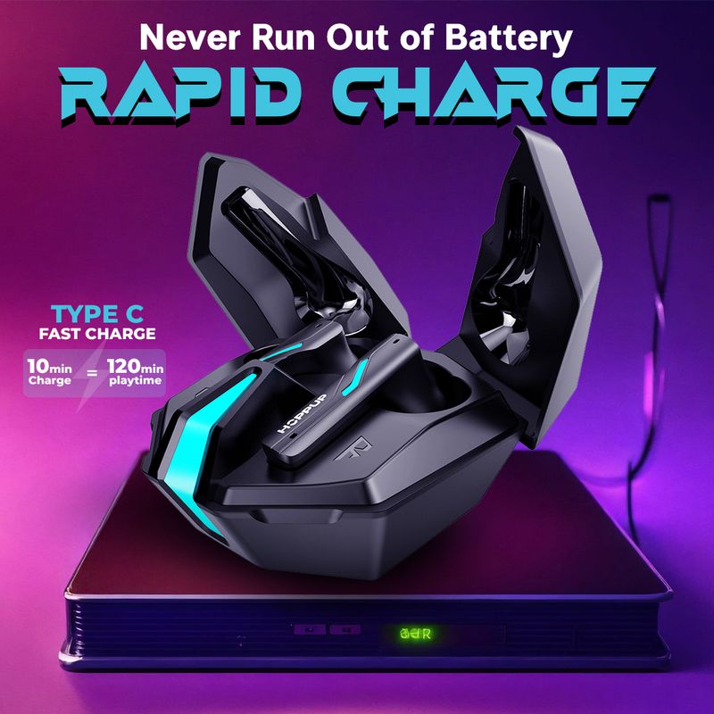 HOPPUP Xo6 Gaming Earbuds 35MS Low Latency - Image 4
