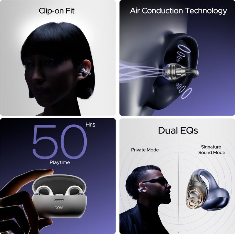 boAt Airdopes Loop Air Conduction Earphones - Image 4