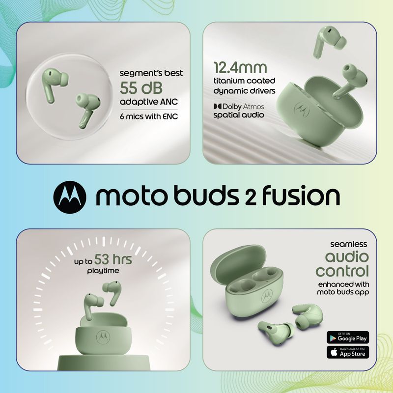 Motorola Buds 2 Fusion with 55dB ANC - Image 3