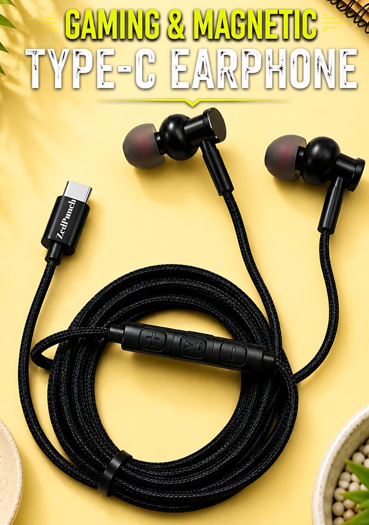 ZedPunch Type C Wired Gaming Earphones - Image 2