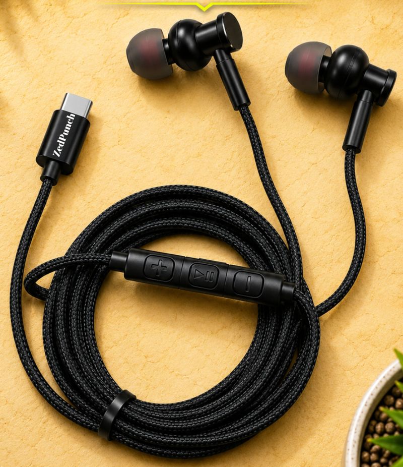 ZedPunch Type C Wired Gaming Earphones - Image 3