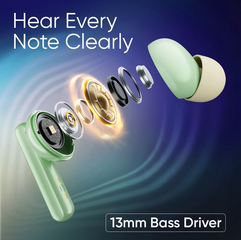Mivi DuoPods Oris AI ENC Bluetooth Headset - Image 4