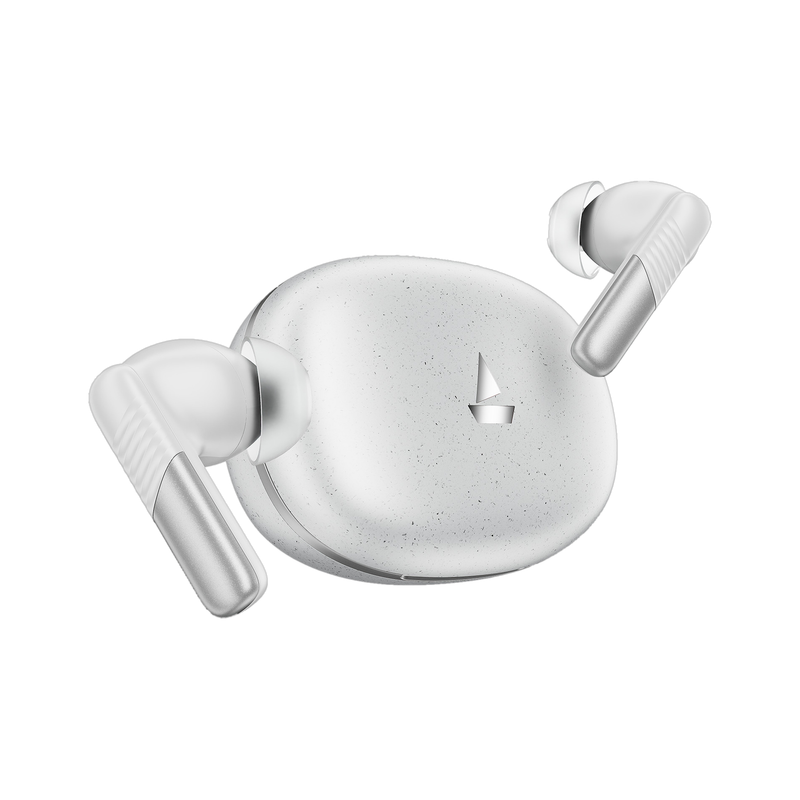 boAt Airdopes Prime 412 TWS Earbuds, Lunar White - Image 2