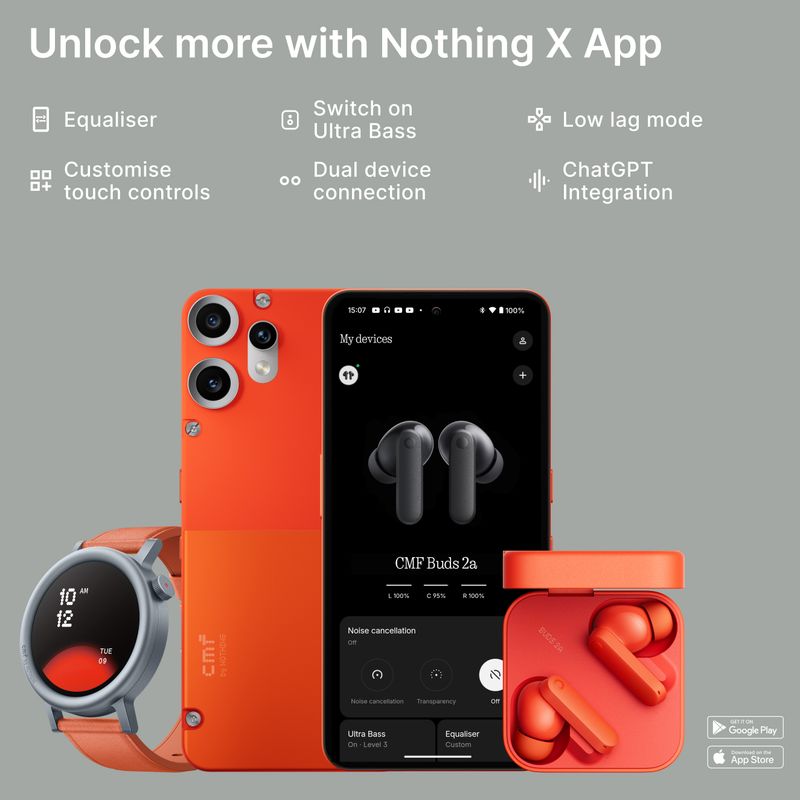 CMF by Nothing Buds 2a Bluetooth Headset - Image 6
