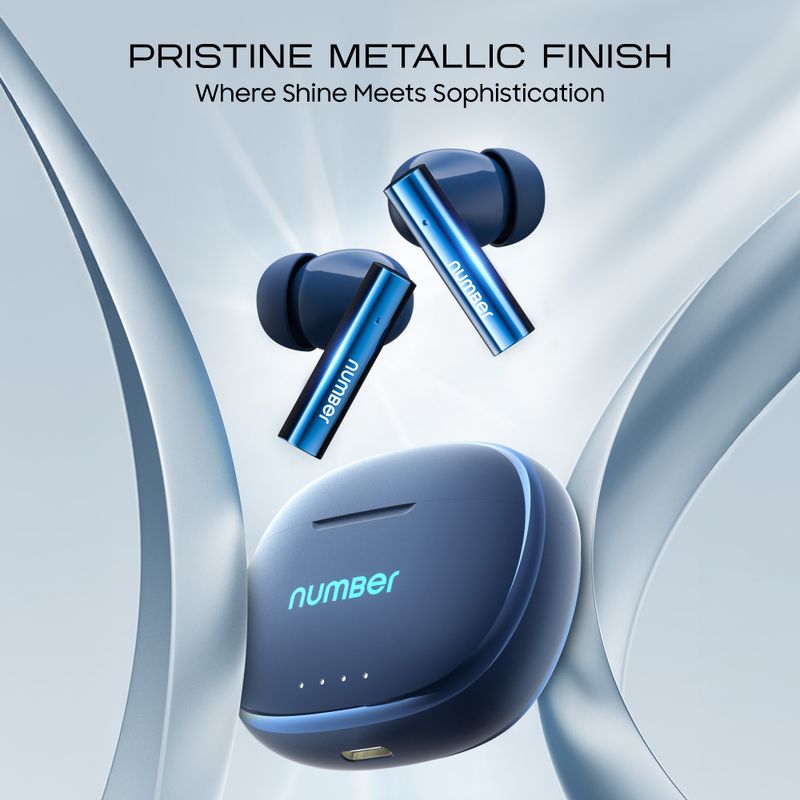 Number Navo Buds X1 TWS Earbuds (Blue) - Image 3