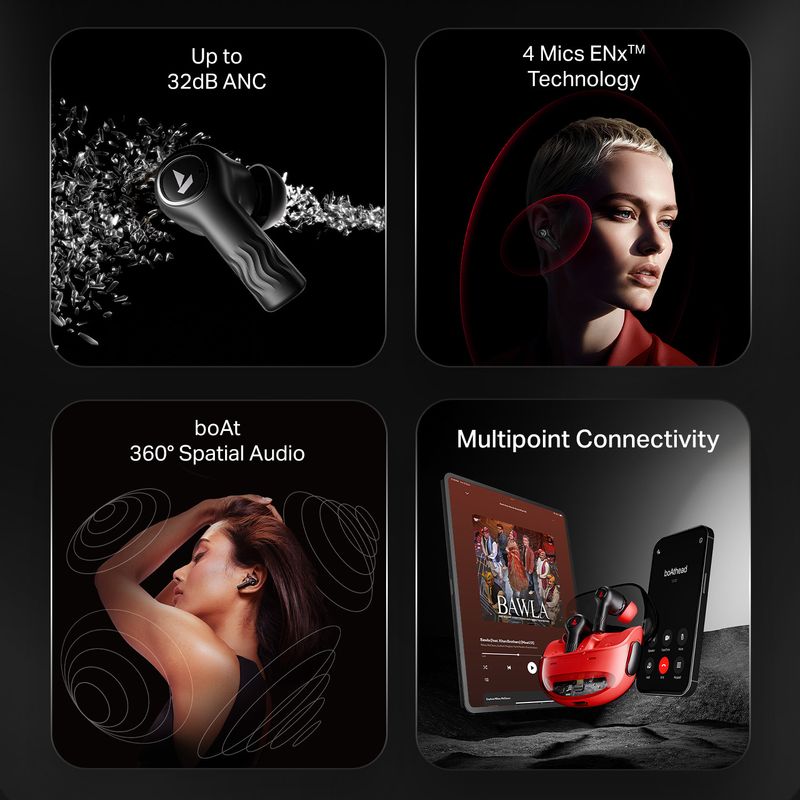 boAt Nirvana Crystl 360 Spatial Audio Bluetooth Headset - Image 3